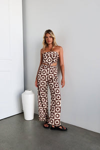 Sol Pant Set | Brown