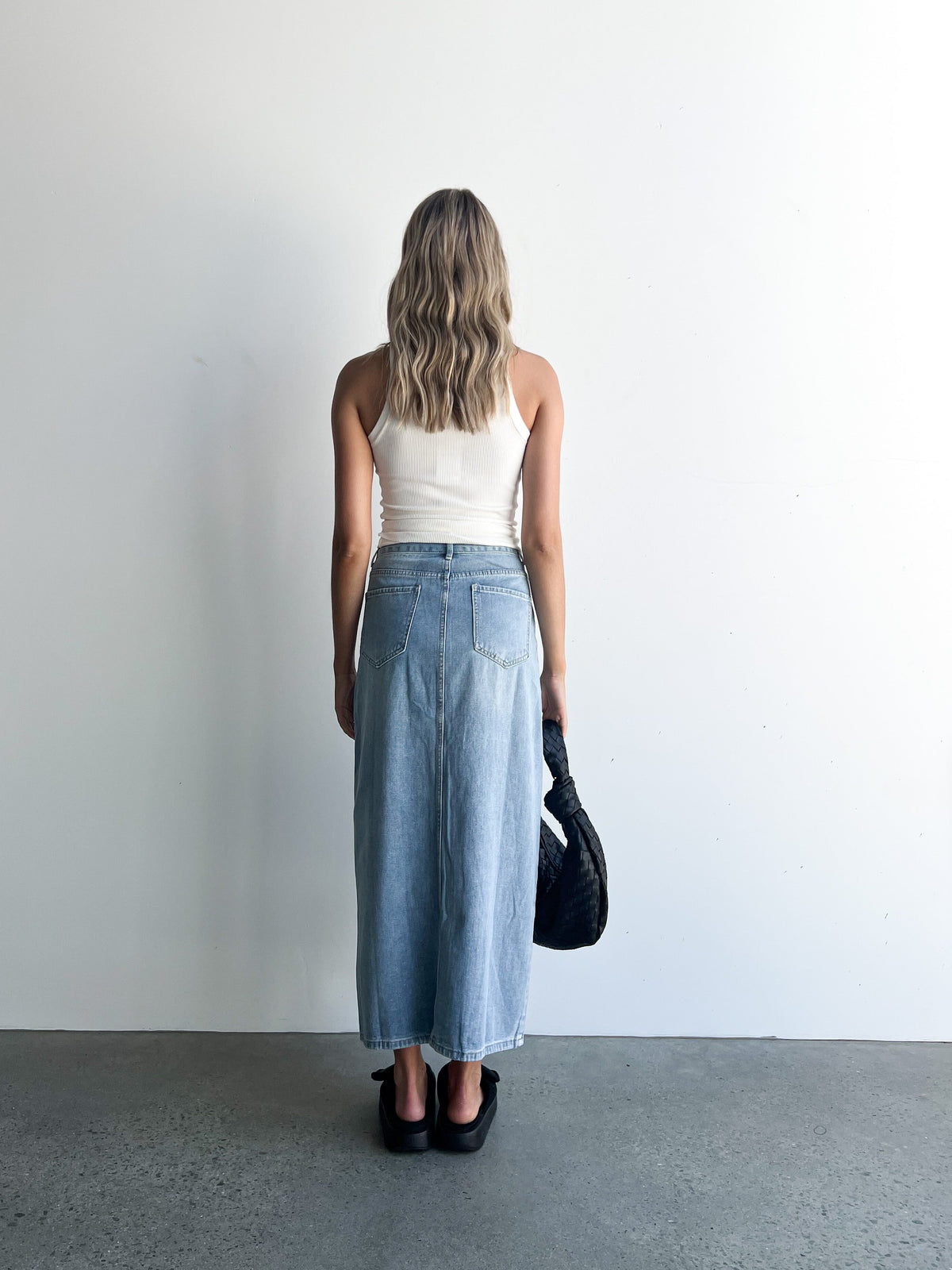 L.A.X Denim Skirt | Blue