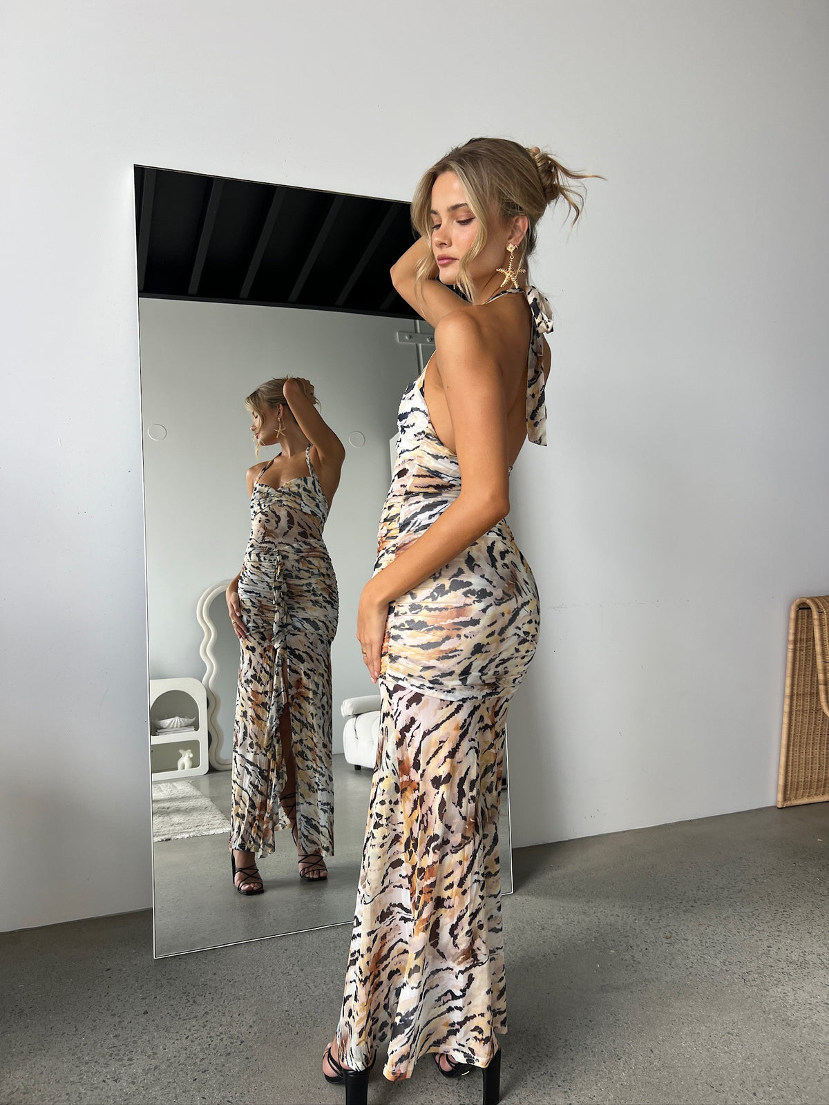 TORTINA MAXI DRESS | Kantina Print | Runaway the label