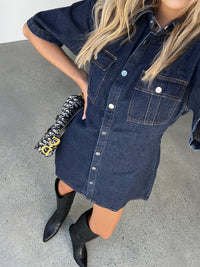 Cali Denim Dress | Blue