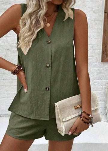 Piper Vest and Shorts Set