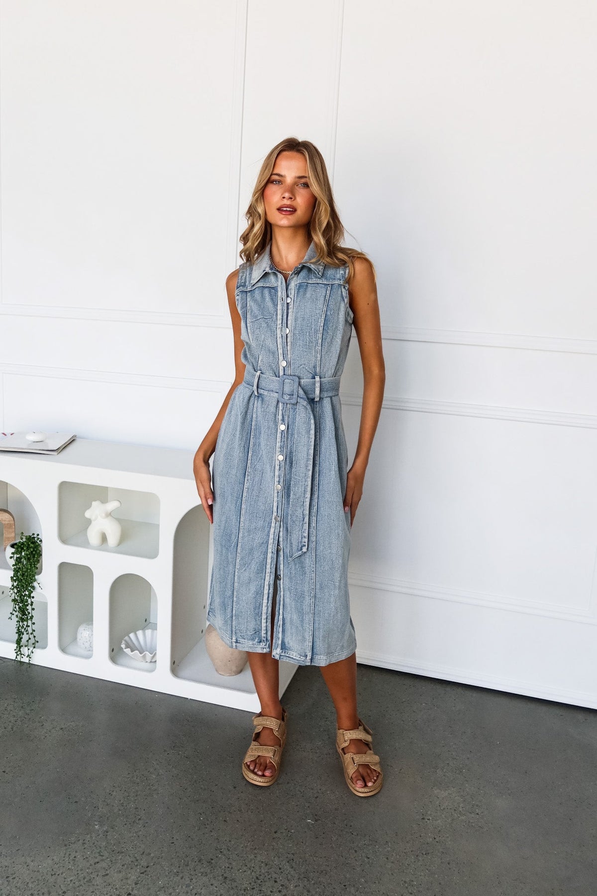 Kyle Denim Dress | Blue