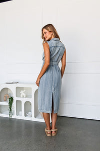 Kyle Denim Dress | Blue