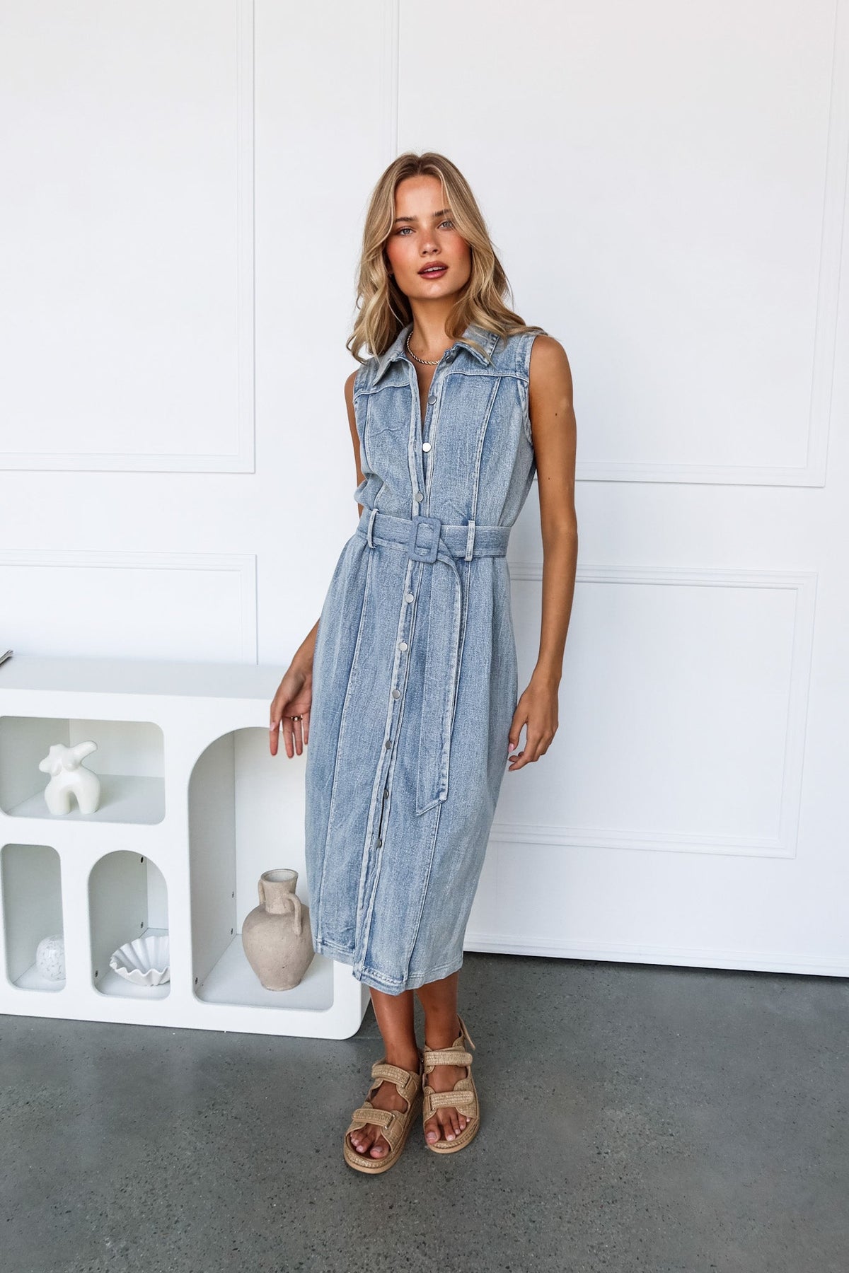 Kyle Denim Dress | Blue