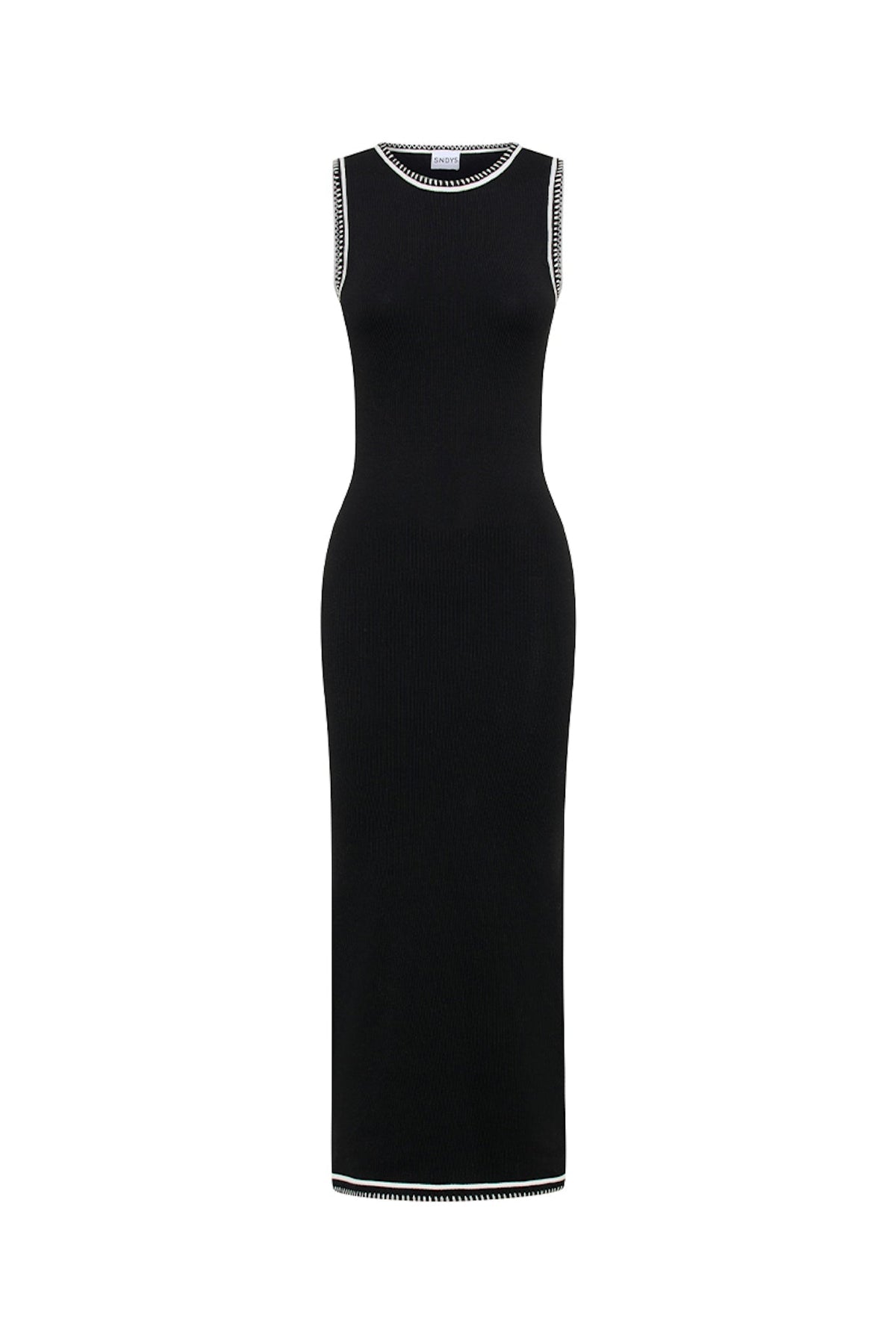 Ellery Maxi Dress - Black/White