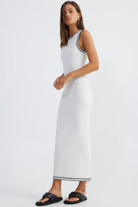 Ellery Maxi Dress - White/Black