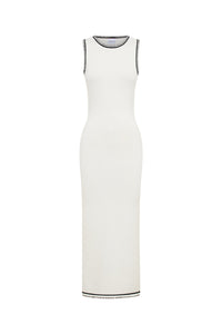 Ellery Maxi Dress - White/Black